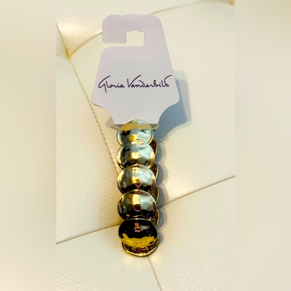 Gloria Vanderbilt Bracelet Gold NWT Bracelet Womens Fashion Gold Coins Seashells